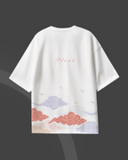 Float- White Oversized Tee