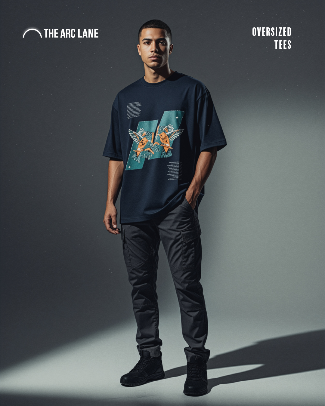 Two Birds- Unisex Oversized Classic T-Shirt